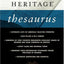 The American Heritage Thesaurus, First Edition