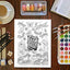 Color The Psalms: Inspired To Grace: Christian Coloring Books