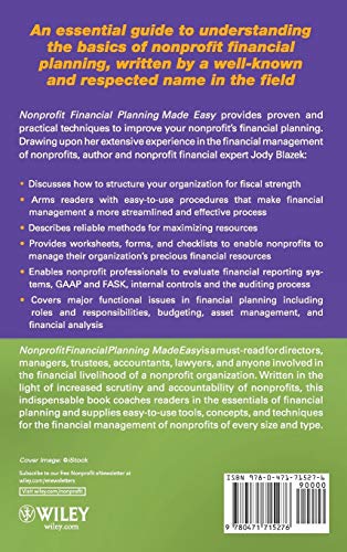 Nonprofit Financial Planning Made Easy