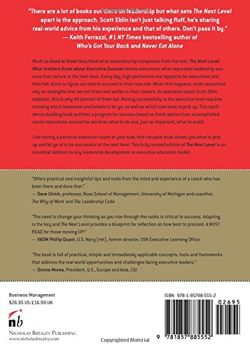 The Next Level: What Insiders Know About Executive Success