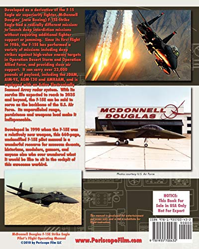 McDonnell Douglas F-15E Strike Eagle Pilot's Flight Operating Instructions