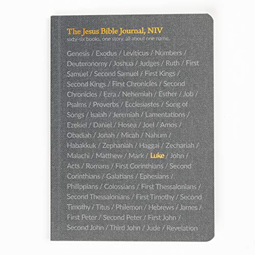 The Jesus Bible Journal, Luke, NIV, Paperback, Comfort Print