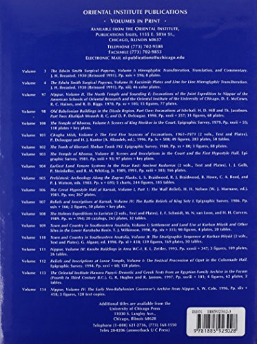 The Oriental Institute Hawara Papyri: Demotic and Greek Texts from an Egyptian Family Archive in the Fayum (Fourth to Third Century B.C. (Oriental Institute Publications)