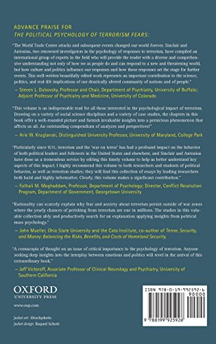 The Political Psychology of Terrorism Fears