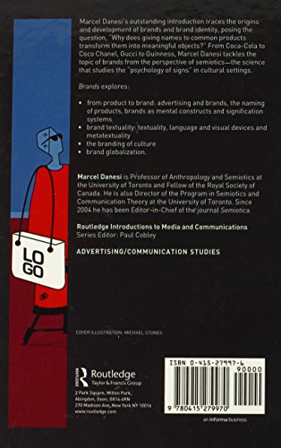 Brands (Routledge Introductions to Media and Communications)