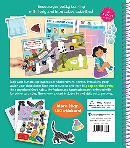 Brain Games - Sticker Activity: We Poop on the Potty!: Includes a Reward Chart