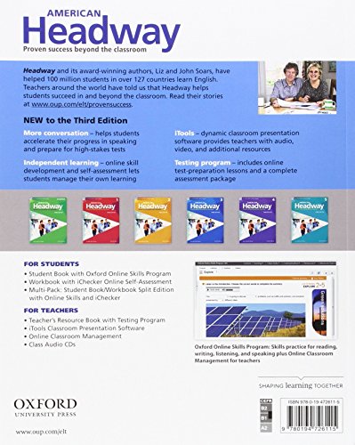 American Headway Third Edition: Level 3 Student Book: With Oxford Online Skills Practice Pack (American Headway, Level 3)