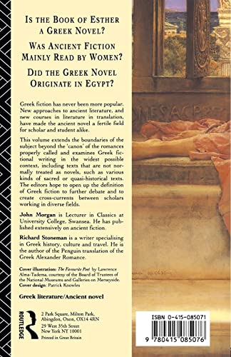 Greek Fiction: The Greek Novel in Context