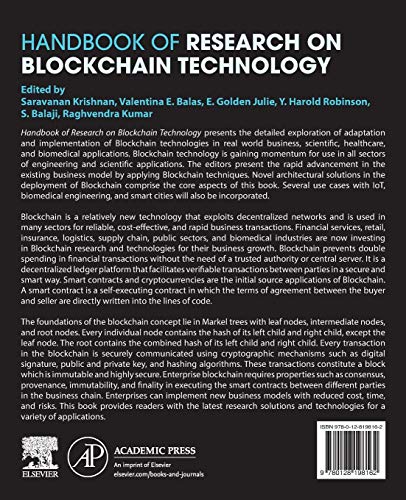 Handbook of Research on Blockchain Technology