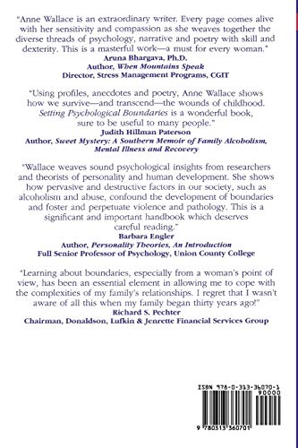 Setting Psychological Boundaries: A Handbook for Women