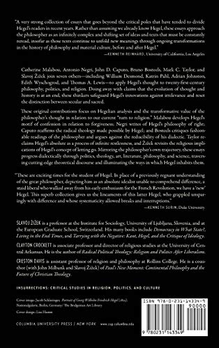 Hegel and the Infinite: Religion, Politics, and Dialectic (Insurrections: Critical Studies in Religion, Politics, and Culture)
