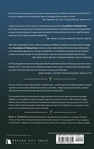 Foundations of Pastoral Care — back cover