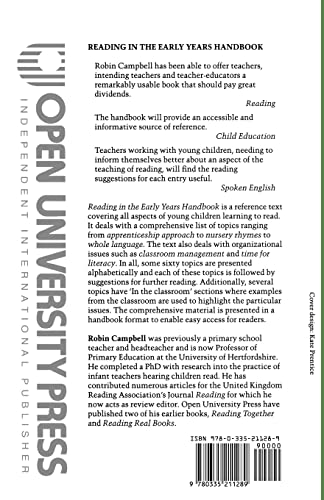 Reading In The Early Years Handbook