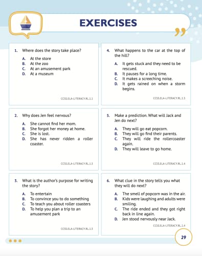 1st Grade Common Core ELA (English Language Arts): Daily Practice Workbook | 300+ Practice Questions and Video Explanations | Common Core State ... Standards Aligned (NGSS) ELA Workbooks)