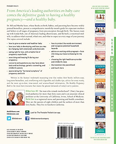 Healthy Pregnancy Book (Sears Parenting Library) by Sears MD