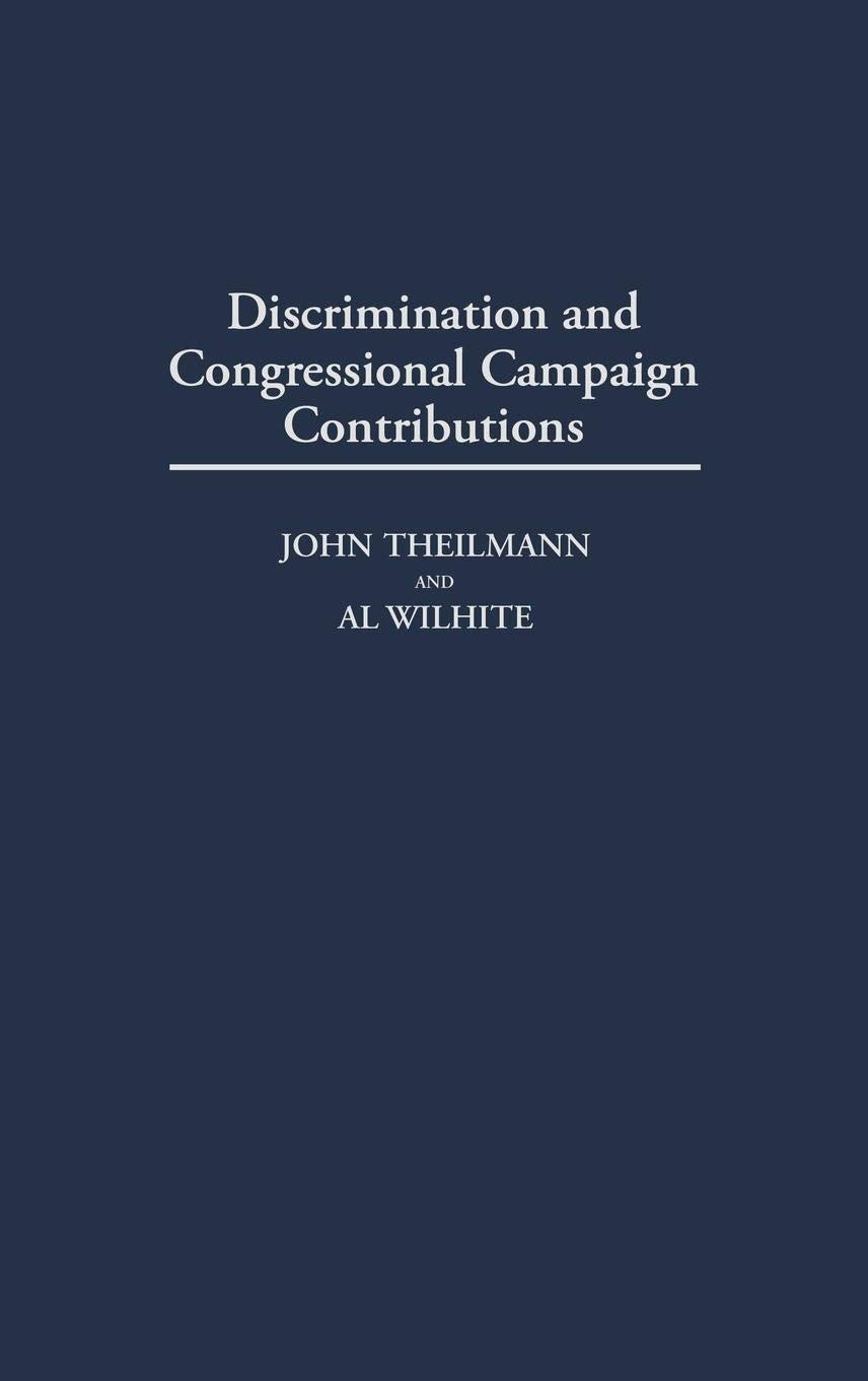 Discrimination and Congressional Campaign Contributions