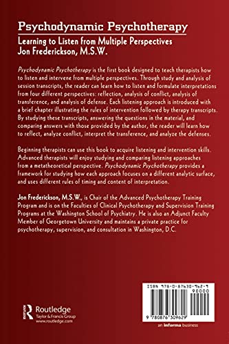 Psychodynamic Psychotherapy