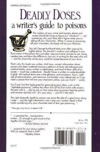 Deadly Doses: A Writer's Guide to Poisons (Howdunit Series) — back cover