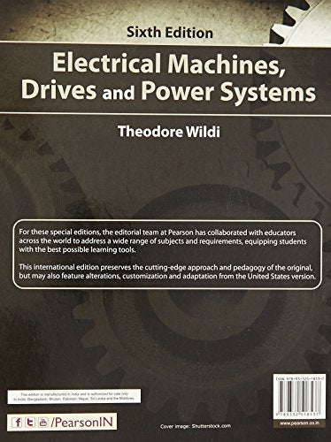 Electrical Machines, Drives and Power Systems by Theodore Wi