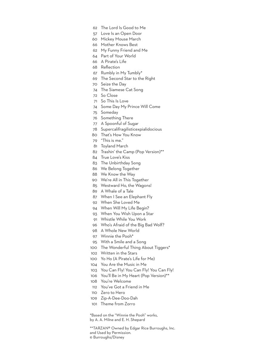101 Disney Songs for Horn