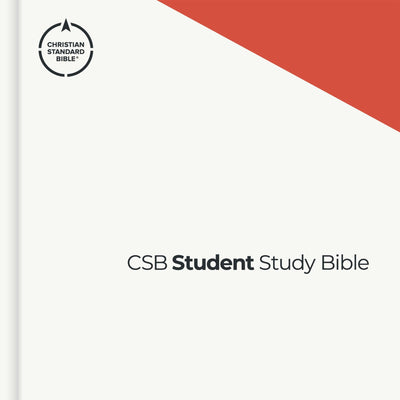 CSB Student Study Bible, Deep Coral Hardcover, Red Letter, Presentation Page, Study Notes and Commentary, Articles, Character Profiles, Charts, Full-Color Maps, Easy-to-Read Bible Serif Type