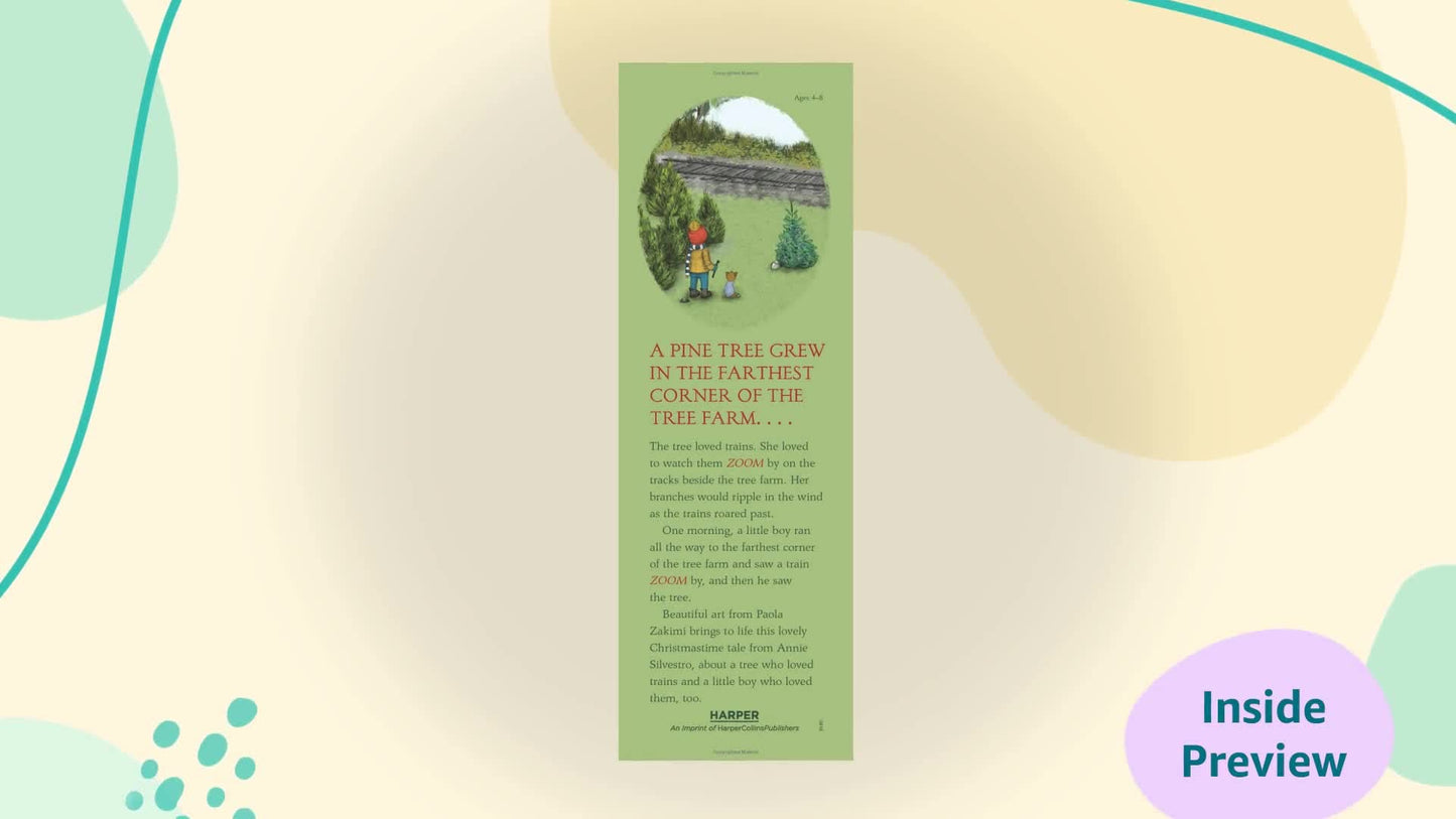 The Christmas Tree Who Loved Trains: A Christmas Holiday Book for Kids
