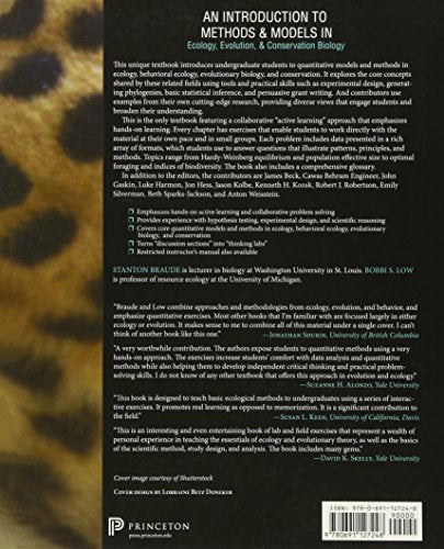 An Introduction to Methods and Models in Ecology, Evolution,