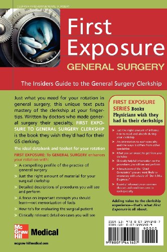First Exposure to General Surgery (LANGE First Exposure)
