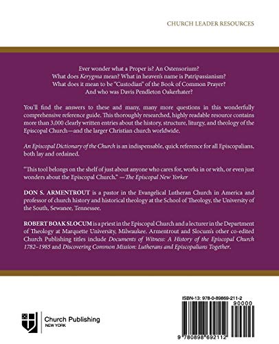 An Episcopal Dictionary of the Church: A User-Friendly Reference for Episcopalians