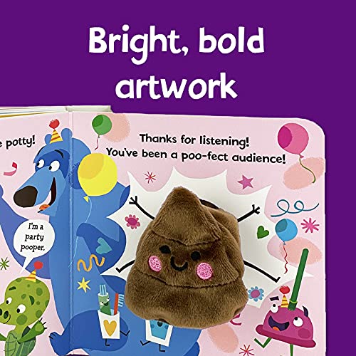 Poop! - Funny Finger Puppet Board Book Encouraging Potty Training, Ages 1-4 (Children's Interactive Finger Puppet Board Book)