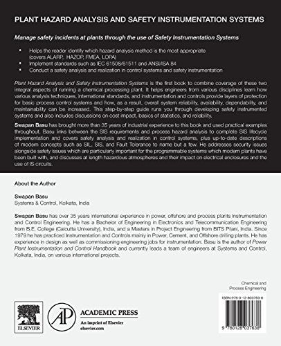 Plant Hazard Analysis and Safety Instrumentation Systems