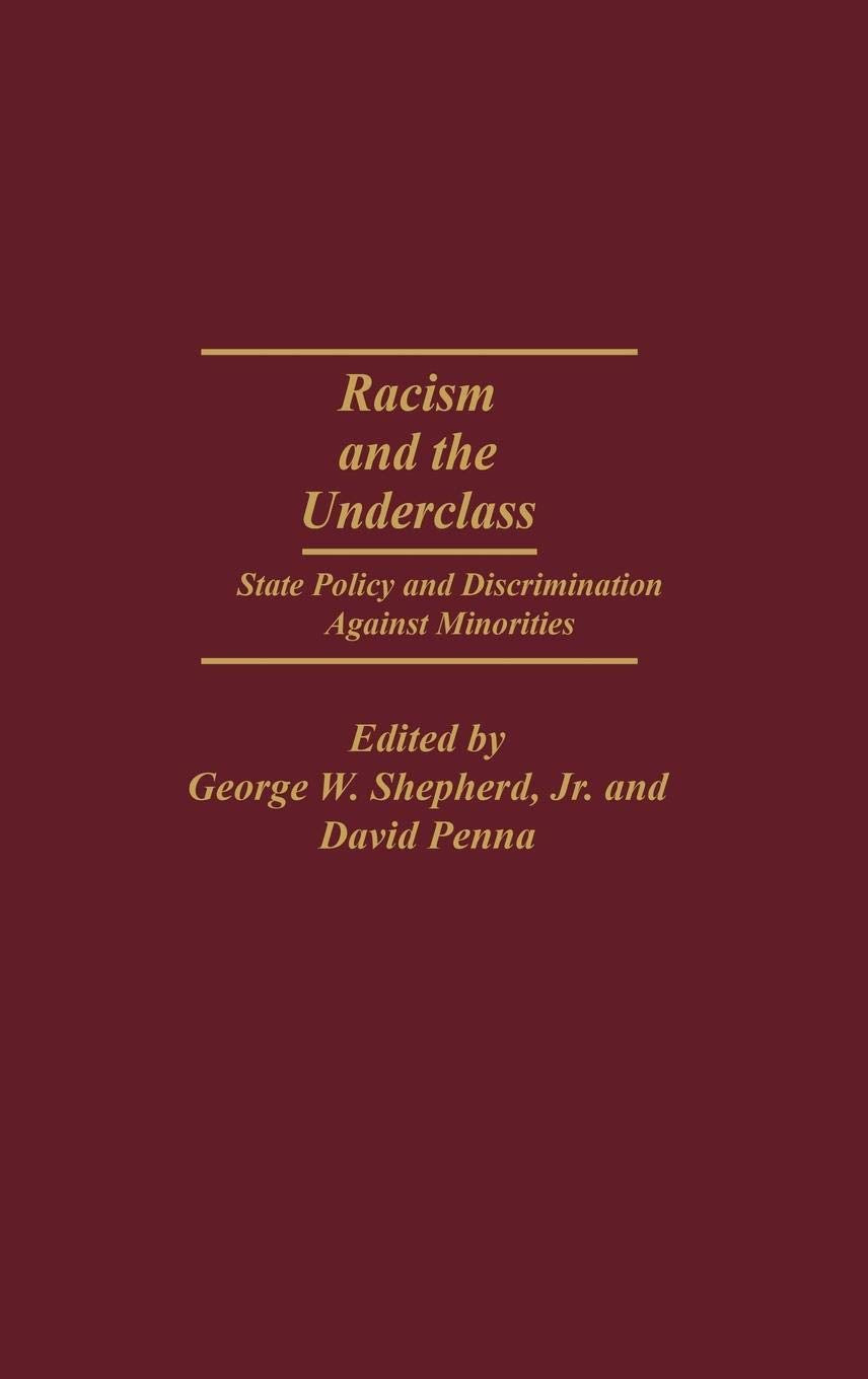 Racism and the Underclass: State Policy and Discrimination Against Minorities (Studies in Human Rights)
