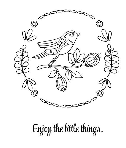 Color & Frame - Inspiration (Adult Coloring Book) by New Sea