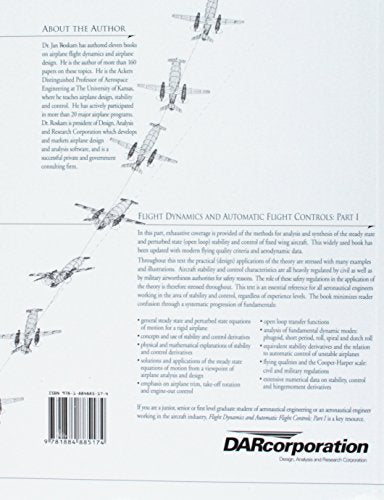 Airplane Flight Dynamics & Automatic Flight Controls: Part I