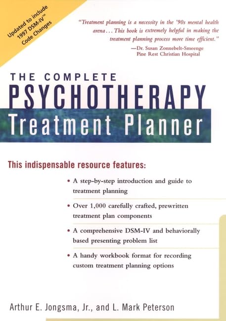 The Complete Psychotherapy Treatment Planner (Series in Clinical Psychology and Personality)