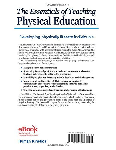 The Essentials of Teaching Physical Education: Curriculum, Instruction, and Assessment (SHAPE America set the Standard)