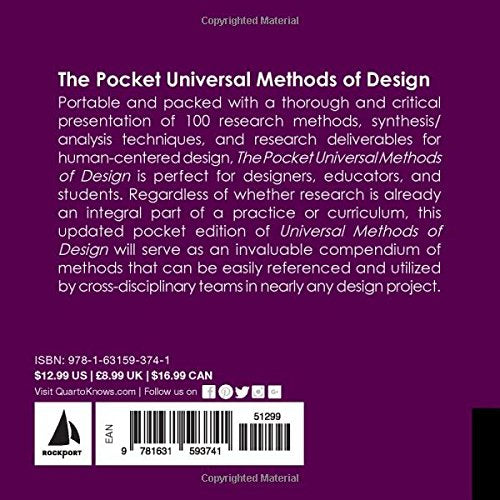 The Pocket Universal Methods of Design: 100 Ways to Research Complex Problems, Develop Innovative Ideas, and Design Effective Solutions