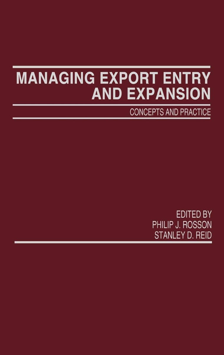 Managing Export Entry and Expansion: Concepts and Practice