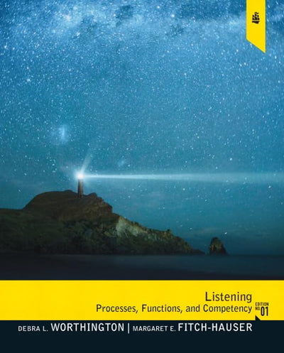 Listening: Processes, Functions and Competency