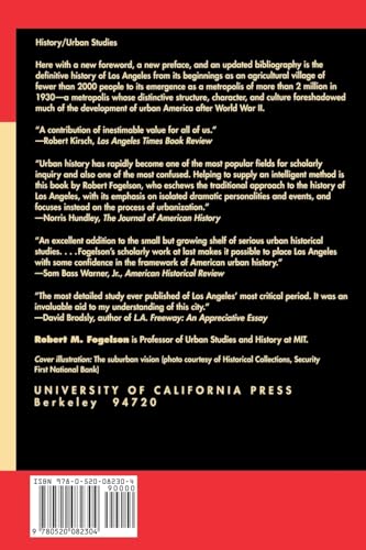 Fragmented Metropolis: Los Angeles, 1850-1930 (Classics in Urban History) (Volume 3)