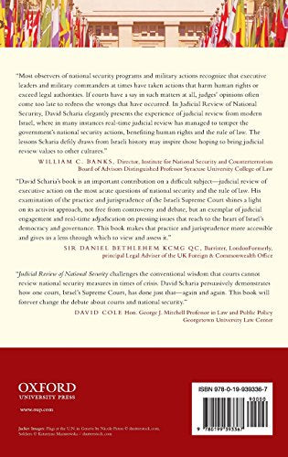 Judicial Review of National Security (Terrorism and Global Justice Series)