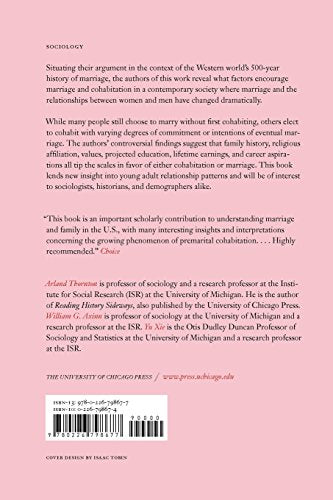 Marriage and Cohabitation (Population and Development Series)