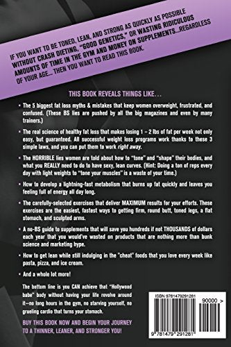 Thinner Leaner Stronger: The Simple Science of Building the Ultimate Female Body (The Women's Fitness Series) — back cover