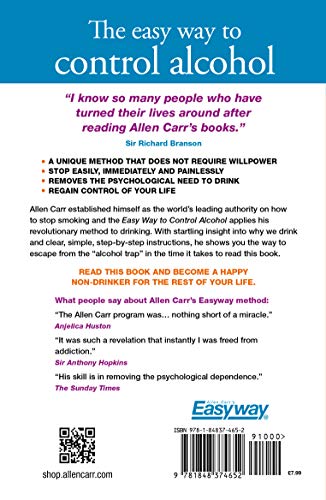 Allen Carr's Easyway to Control Alcohol