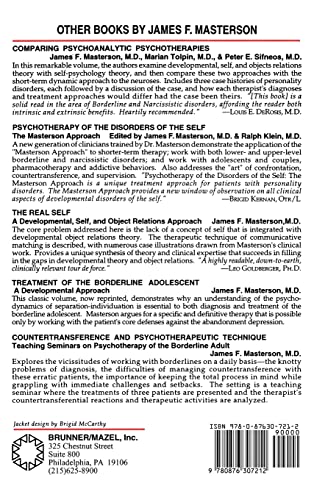 The Emerging Self: A Developmental Self & Object Relations Approach to the Treatment of the Closet Narcissistic Disorder of the Self