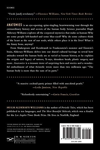 Anatomies: A Cultural History of the Human Body by Aldersey-