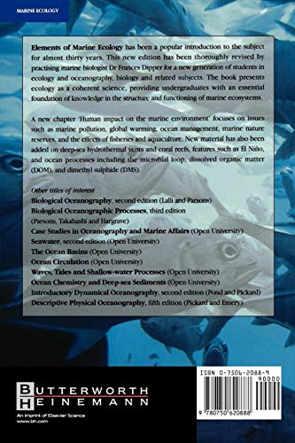 Elements of Marine Ecology