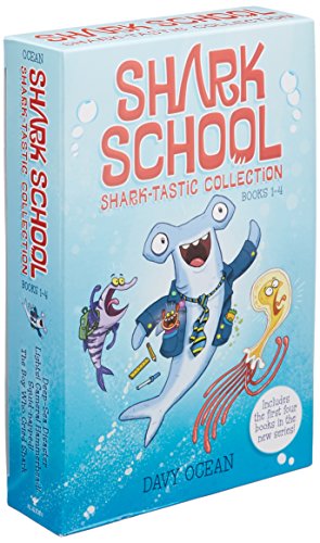 Shark School Shark-tastic Collection Books 1-4 (Boxed Set): Deep-Sea Disaster; Lights! Camera! Hammerhead!; Squid-napped!; The Boy Who Cried Shark