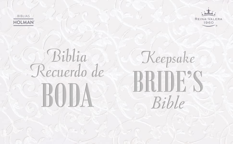 Reina Valera 1960 Biblia Recuerdo de Boda, filigrana blanca/rosa palo símil piel (Reina Valera 1960 Keepsake Brides Bible, White/Blush, LeatherTouch) (Spanish Edition)