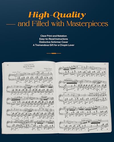 Chopin: The Ultimate Piano Collection: Schirmer Library of Classics Vol. 2104 (Schirmer's Library of Musical Classics, 2104)  Chopin Piano Book with the Compilation of the Best Pieces